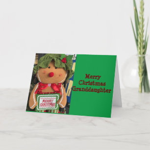 MERRY CHRISTMAS TO YOU *GRANDDAUGHTER* CARD