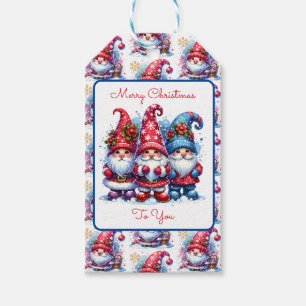 Merry Christmas To You    Holiday Gnomes Gift Tags