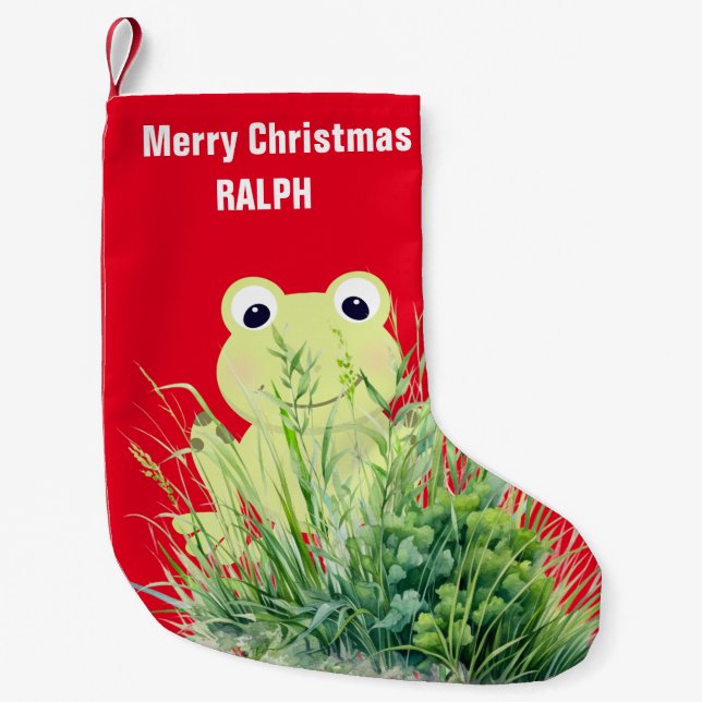 Merry Christmas to your best friend Small Christmas Stocking (Front)