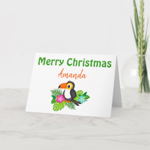 Merry Christmas Toucan Card
