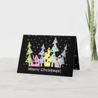 Merry Christmas! town Holiday Card