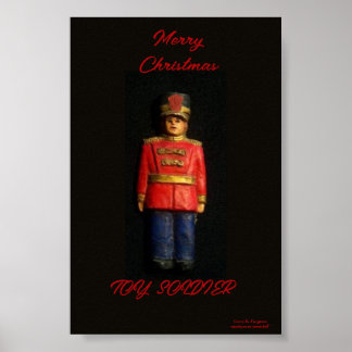 MERRY CHRISTMAS TOY SOLDIER POSTER