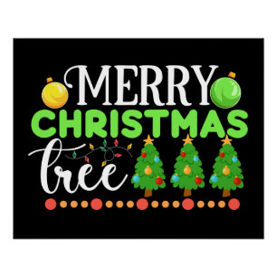 Merry Christmas Tree-34564 Poster