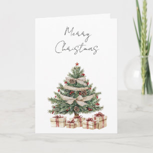 Merry Christmas Tree Card