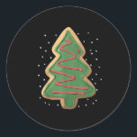 Merry Christmas Tree Christmas  Classic Round Sticker<br><div class="desc">Merry Christmas Tree Christmas</div>