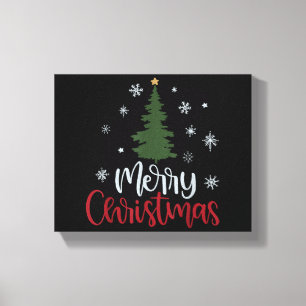 Merry Christmas Tree Christmas Shirts For Women An Canvas Print