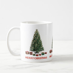 Merry Christmas. Tree (design 1) with gifts Coffee Mug