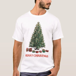 Merry Christmas. Tree (design 1) with gifts T-Shirt
