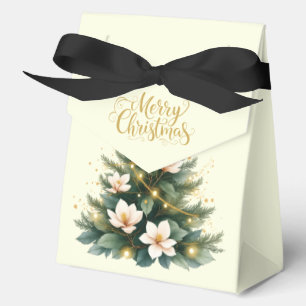 Merry Christmas Tree Favor Gift Box