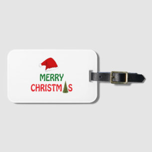 Merry Christmas Tree Gifts Decoration Luggage Tag