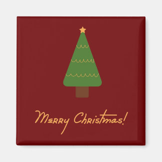 Merry Christmas Tree Magnet