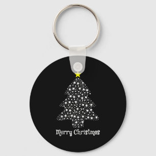 Merry Christmas Tree Matching Family Santa Xmas Ho Keychain