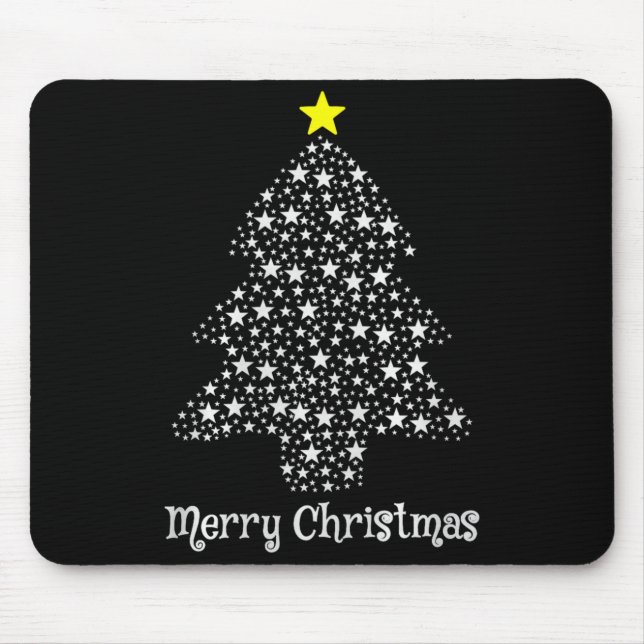 Merry Christmas Tree Matching Family Santa Xmas Ho Mouse Pad (Front)