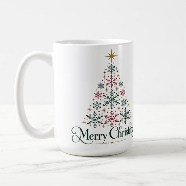 Merry Christmas Tree Mug (Left)