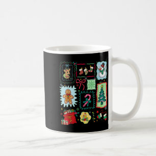 Merry Christmas Tree Santa Gingerbread Coquette Bo Coffee Mug