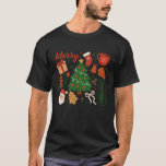 Merry Christmas Tree Santa Stocking Cookie Coquett T-Shirt<br><div class="desc">Merry Christmas Tree Santa Stocking Cookie Coquette Xmas</div>