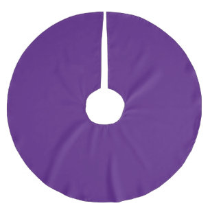 Merry Christmas Tree Skirt Purple