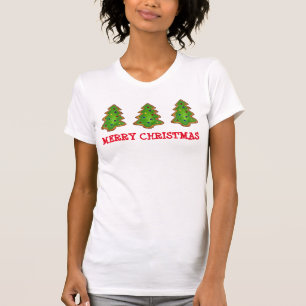 Merry Christmas Tree Sugar Cookie Festive Holiday T-Shirt