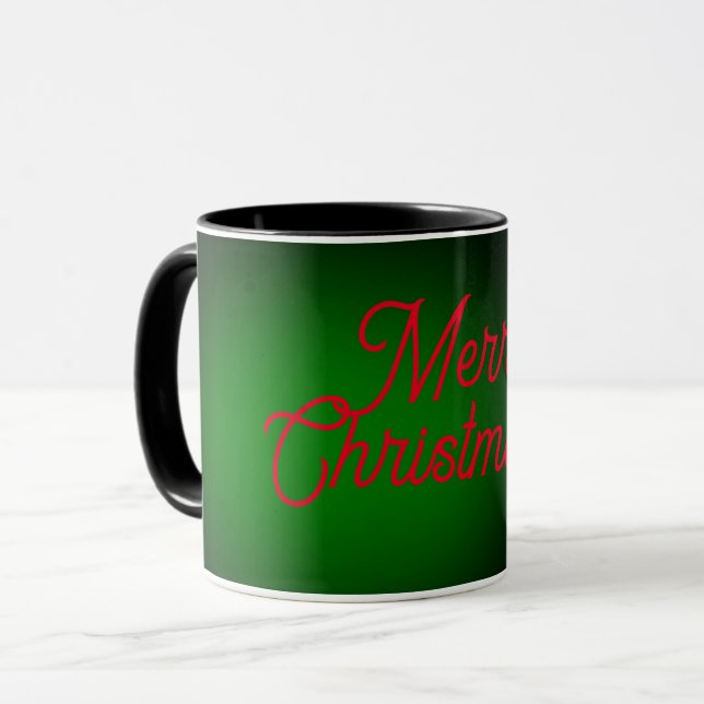 Merry Christmas Trending Elegant Cute Holiday Mug (Front Left)