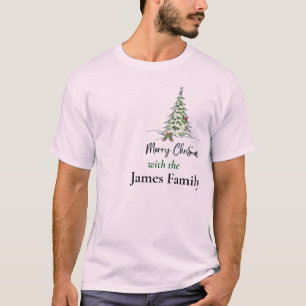 Merry Christmas Trendy Minimalist tshirt