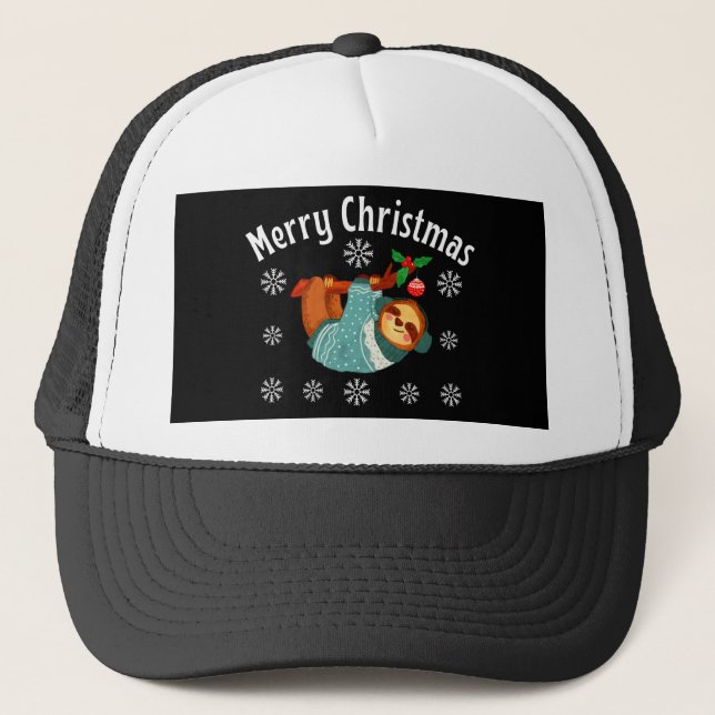 Merry Christmas Trucker Hat (Front)