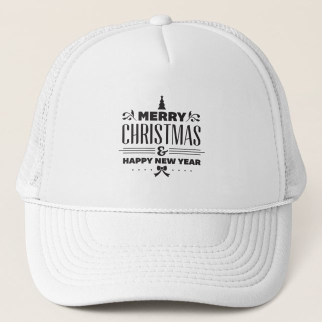 Merry Christmas Trucker Hat (Front)