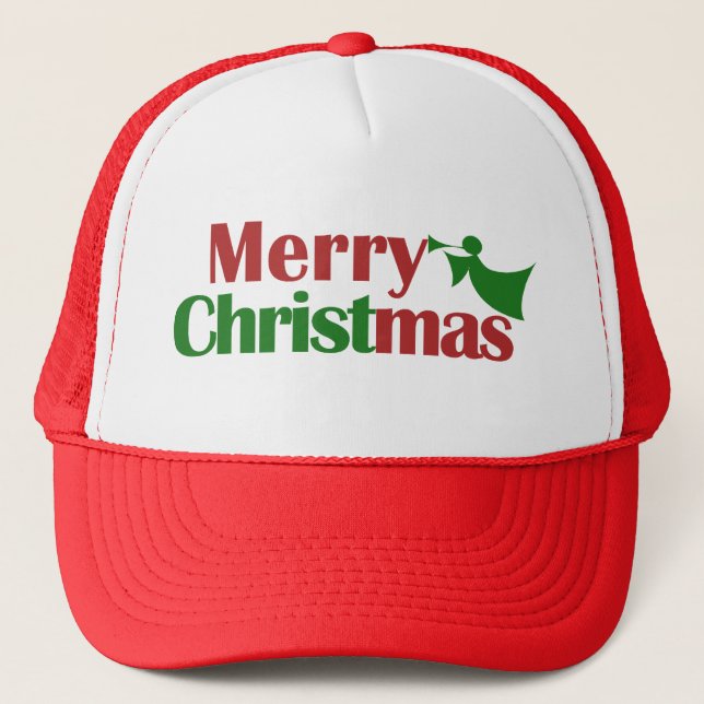 Merry Christmas Trucker Hat (Front)