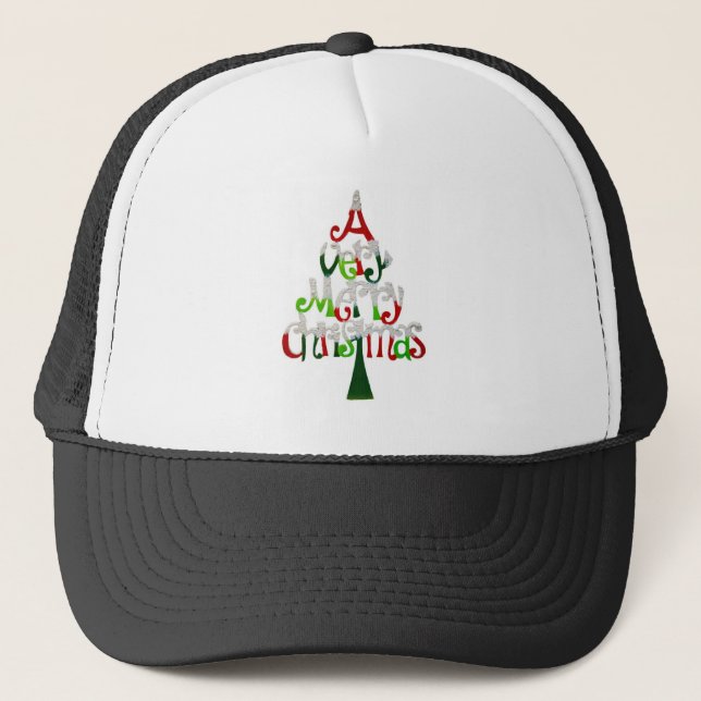 Merry Christmas Trucker Hat (Front)