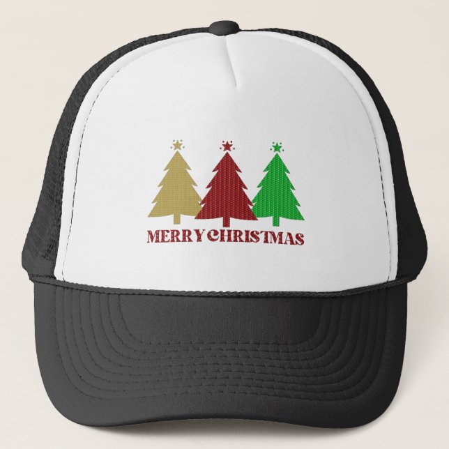 Merry Christmas Trucker Hat (Front)