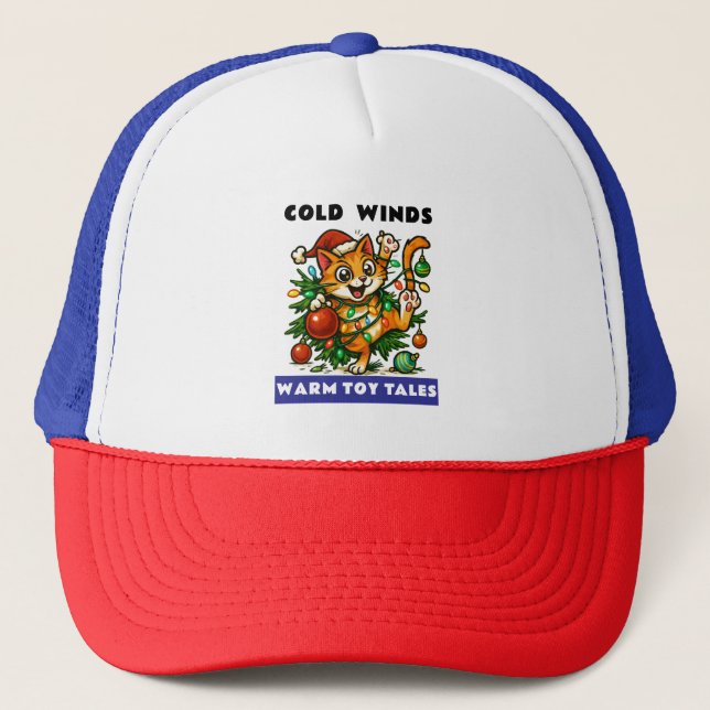 Merry Christmas Trucker Hat (Front)