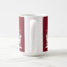 Merry Christmas Two Tone Mug-Deep Red
