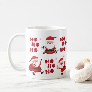 Merry Christmas typography coffee mug