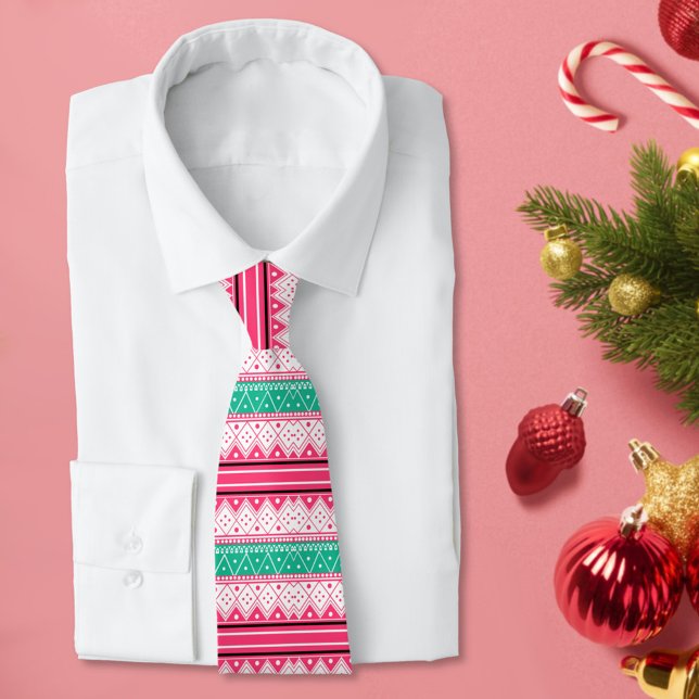 Merry Christmas & Ugly Sweater Wishes Tie (Creator Uploaded)