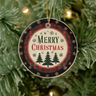 Merry Christmas Unique Christmas Ornament