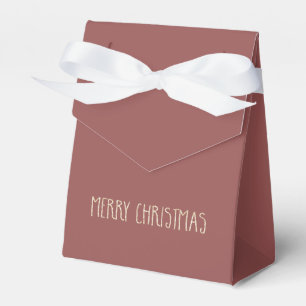 Merry Christmas Vanilla Sparkle Favor Box