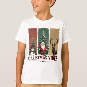 Merry Christmas Vibes Only Xmas T-Shirt