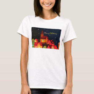 Merry Christmas Village T-Shirt