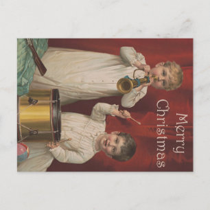 Merry Christmas Vintage Art Postcard