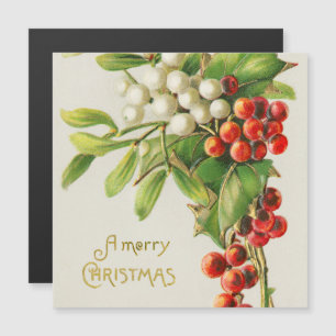 Merry christmas vintage cherry