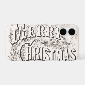 Merry Christmas, Vintage Currier & Ives (reprod)