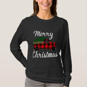 Merry Christmas Vintage Farm Truck T-Shirt