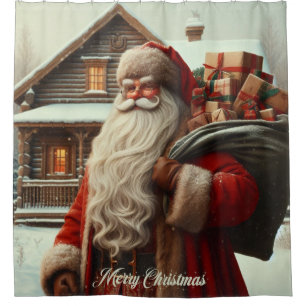 Merry Christmas vintage Santa
