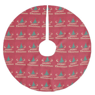 Merry Christmas Vintage Tree Skirt