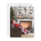 Merry Christmas Warm and Cozy Fireplace Santa