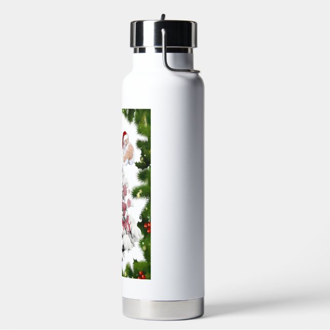 Merry Christmas  Water Bottle (Left)