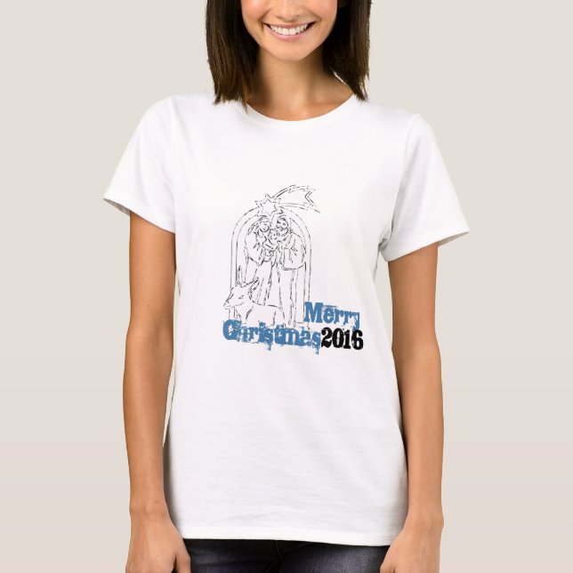 Merry Christmas. We wish you a Merry Christmas T-Shirt (Front)