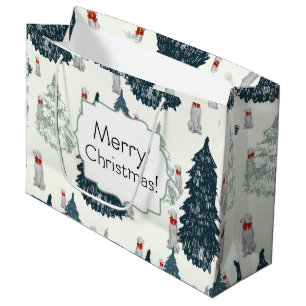MERRY CHRISTMAS WEIM TREES GIFT BAG