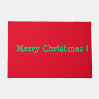 Merry Christmas welcome matt Doormat