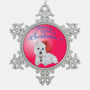 Merry Christmas Westie Ornament