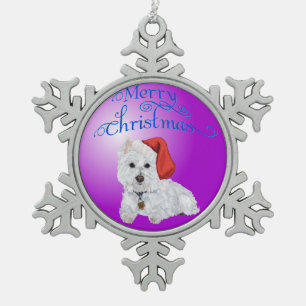 Merry Christmas Westie Ornament